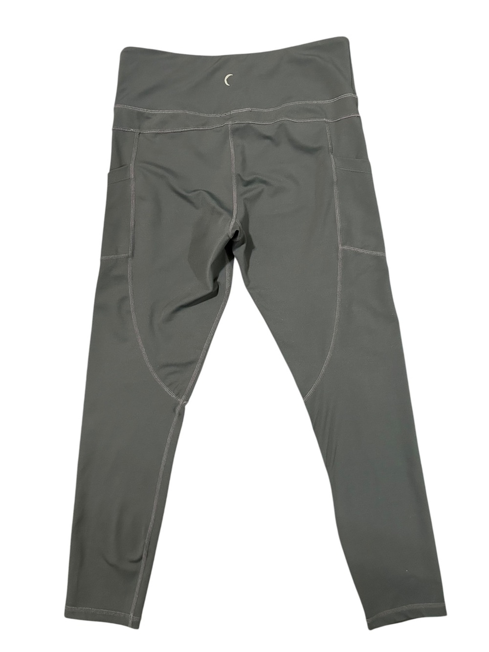 ZYIA Women’s Active Gray Performance Leggings Side Pocket Sz XL